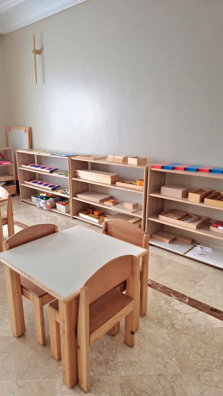 Espace de la Maison des enfants (3-6 ans) à Mes Colibris Montessori